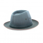 Sylvain Cotton Blue Traveller Hat - Crambes
