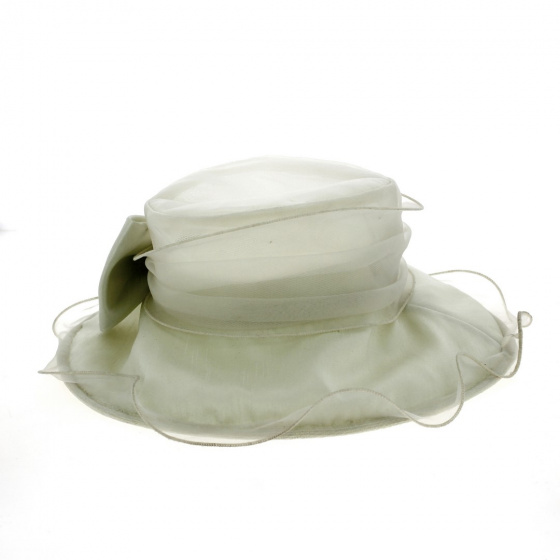 Chapeau de Cérémonie Elira Blanc - Traclet Chapeau de Cérémonie Elira Blanc - Traclet