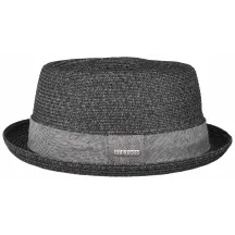 Chapeau Porkpie Robston Toyo Anthracite - Stetson