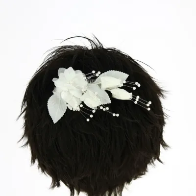 White Ceremony Comb - Traclet Reference: 13100 | Traclet Hat Shop
