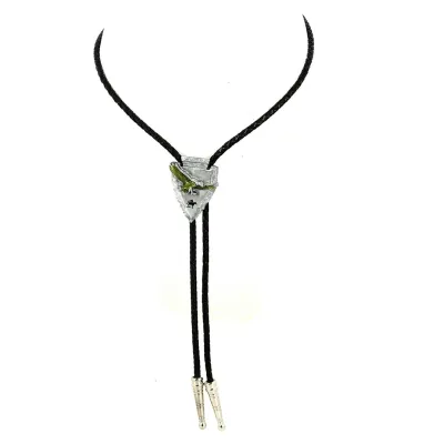Silver Eagle Arrowhead Bolo Tie Reference: 13149 | Traclet Hat Shop