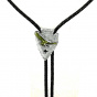 Silver Eagle Arrowhead Bolo Tie