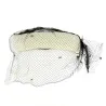 White Open Festive Tambourine Reference: 13176 | Traclet Hat Shop