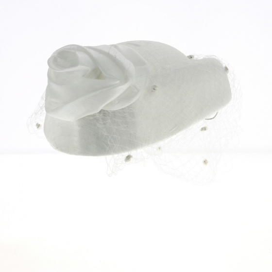 Special Hat for Prestigious Day EDY PARIS White