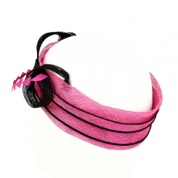 Magic Pink & Black Ceremony Headband - Traclet