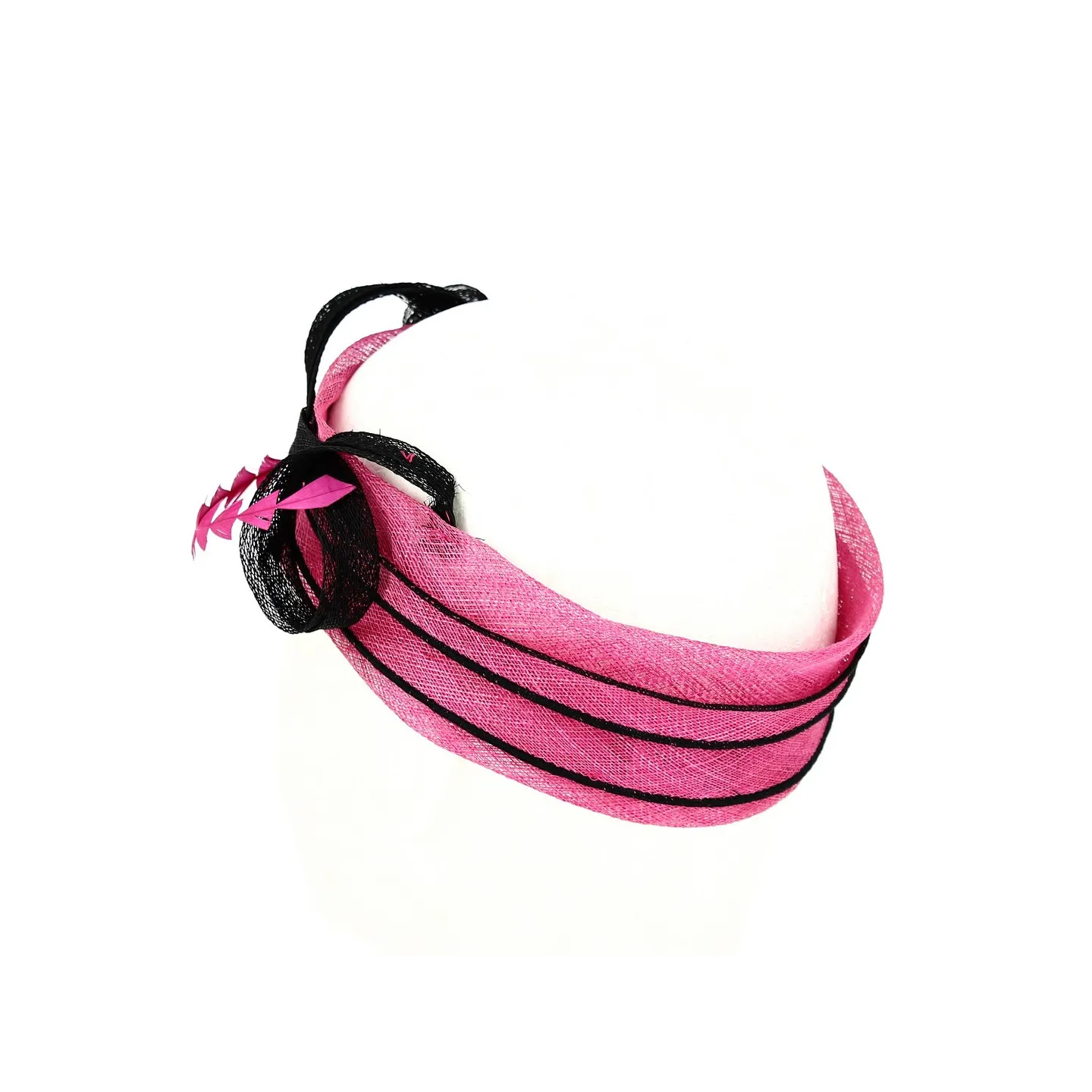 Ceremony Headband Magic Rose & Black - Traclet Reference: 13184 | Traclet Hat Shop