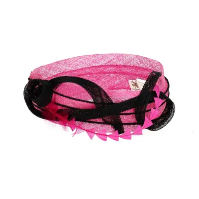 Ceremony Headband Magic Rose & Black - Traclet Reference: 13184 | Traclet Hat Shop