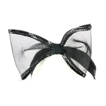Bandeau de Cérémonie Nœud Noir - Traclet Reference : 13186 | Chapellerie Traclet