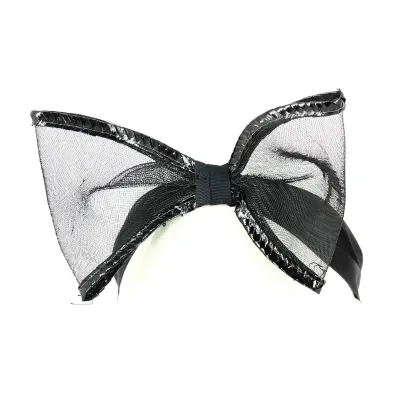 Black Bow Ceremonial Headband - Traclet Reference: 13186 | Traclet Hatmakers