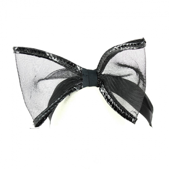 Black Bow Ceremonial Headband - Traclet