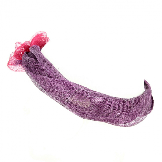Bandeau de Cérémonie Violet & Rose - Traclet