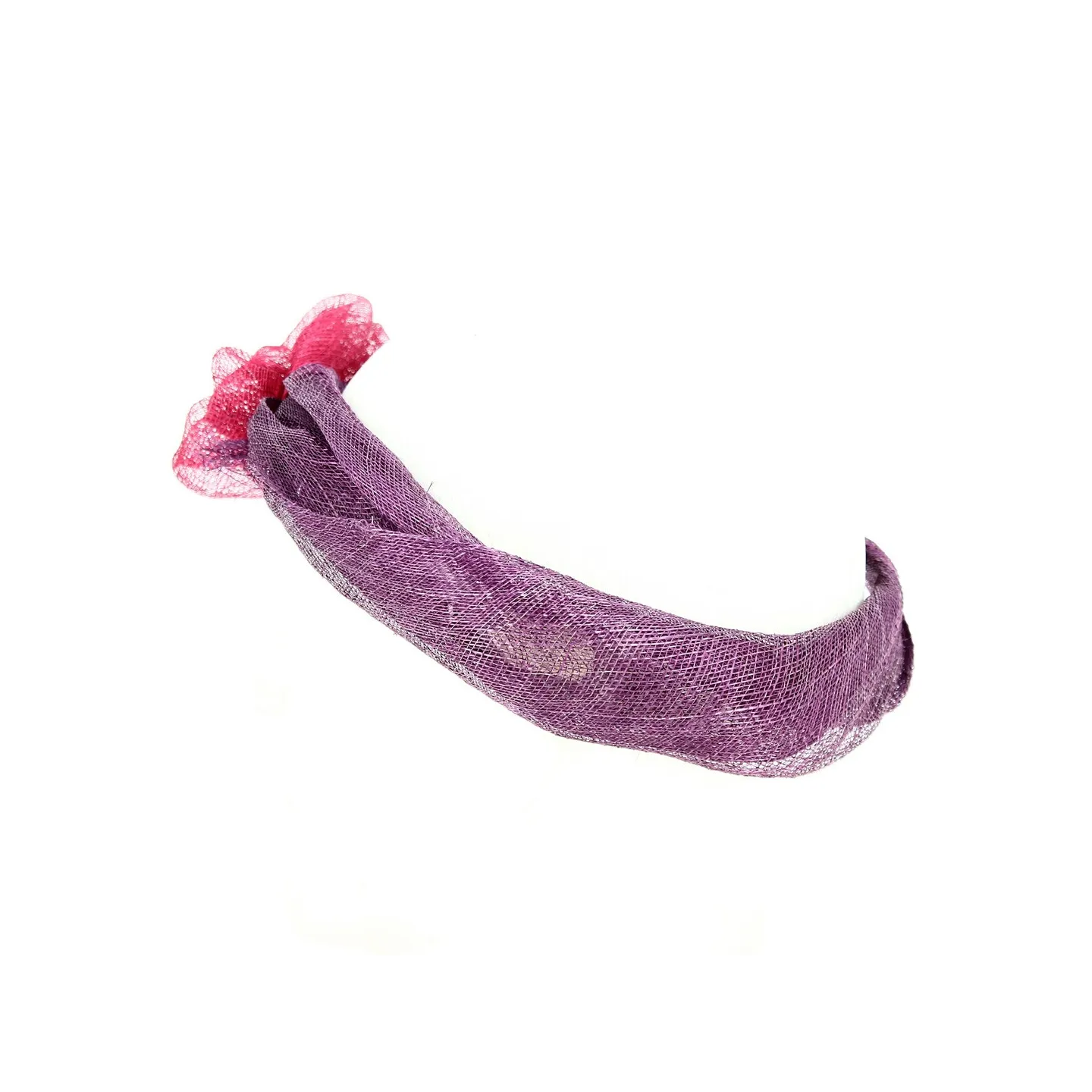 Purple & Pink Ceremonial Headband - Traclet Reference: 13189 | Traclet Hat Shop