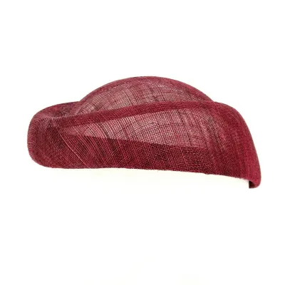 Tambourin Arnuptia Sisal Burgundy - Traclet Reference: 13192 | Traclet Hat Shop