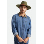 Olive Wool Felt Fedora Field Hat - Brixton