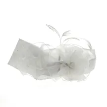 White Ceremony Headband - Traclet Reference: 13190 | Traclet Millinery