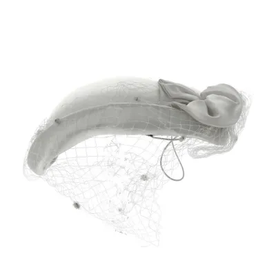 EDY Paradise White or Ecru Ceremonial Hat Reference: 13209 | Traclet Hat Shop