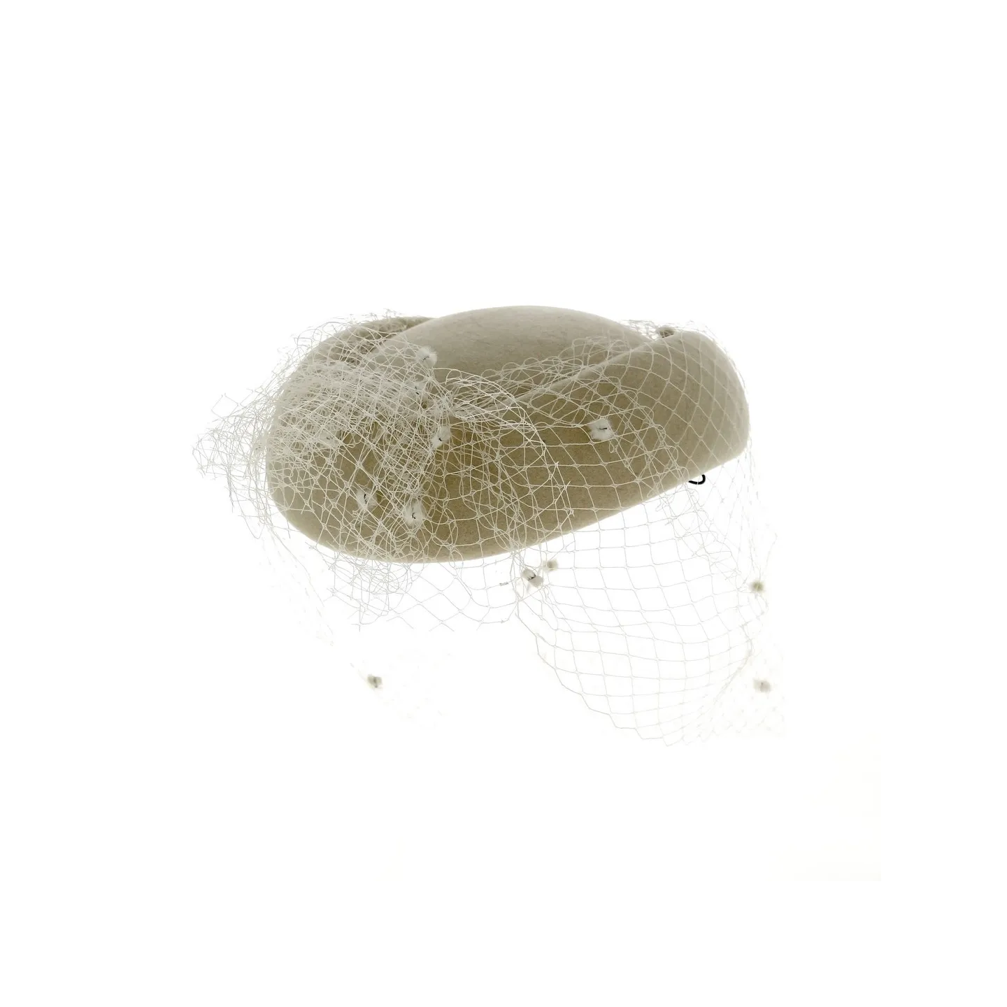 Tambourin Laine & Voile Garance Rouge ou Blanc - Traclet Reference : 13080 | Chapellerie Traclet