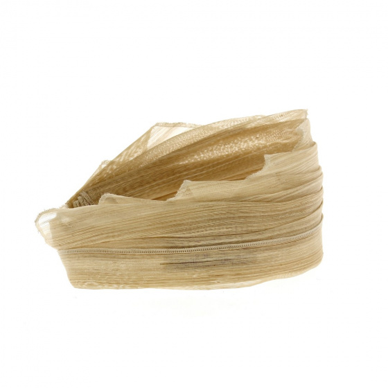 Bandeau de Cérémonie Asymétrique Beige - Traclet