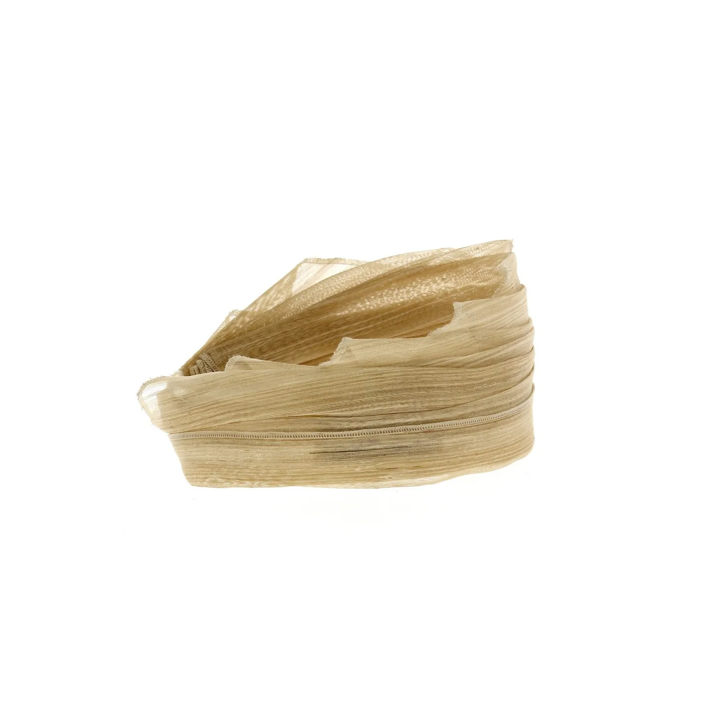Beige Asymmetrical Ceremony Headband - Traclet Reference: 13217 | Traclet Hat Shop