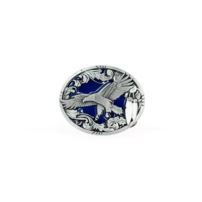 Boucle de Ceinture Aigle Impérial Bleu Reference : 13223 | Chapellerie Traclet