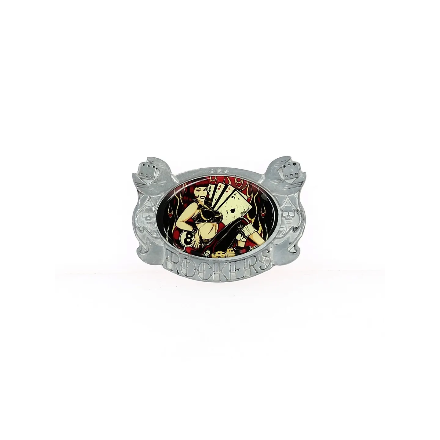 Rockers Poker Belt Buckle Reference: 13227 | Traclet Hat Shop
