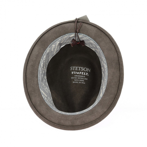 Chapeau Player Trinity Vitafelt Marron - Stetson Chapeau Player Trinity Vitafelt Marron - Stetson