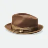 Chapeau Fedora Champ Feutre Laine Marron - Brixton