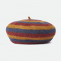 Audrey Lion Multi Stripe Wool Beret - Brixton