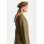 Audrey Lion Multi Stripe Wool Beret - Brixton