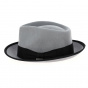 Brixton Gray Wool Felt Fedora Hat - Champ