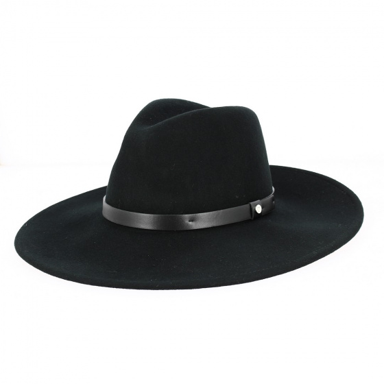 Black Layton Fedora Hat - Brixton