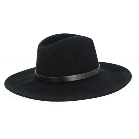 Chapeau Fedora Layton Noir - Brixton Chapeau Fedora Layton Noir - Brixton