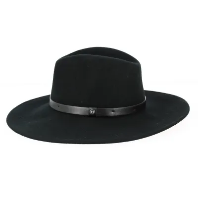 Black Layton Fedora Hat - Brixton