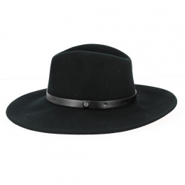 Black Layton Fedora Hat - Brixton