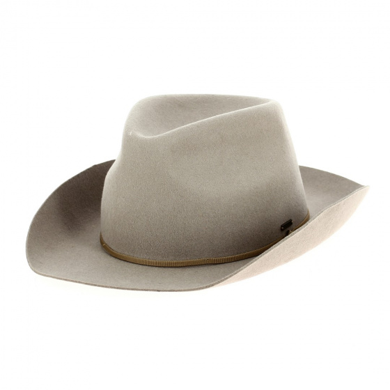 Chapeau CowBoy Duke Wolf Beige - Brixton