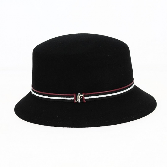 Bob Vincente Black Wool Felt - Fléchet