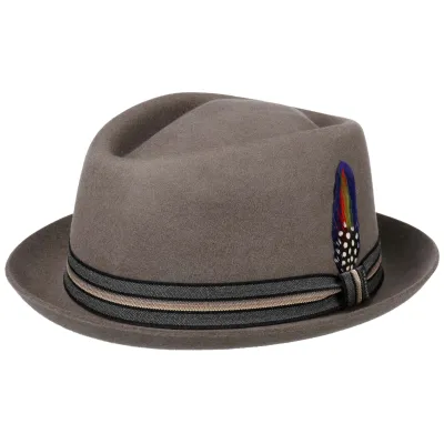 Chapeau porkpie garland Marron beige - Stetson