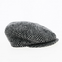Relax 8 rib cap black & grey