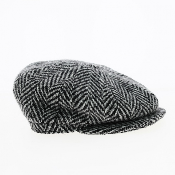 Relax 8 rib cap black & grey Relax 8 rib cap black & grey