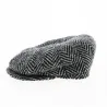 Relax 8 rib cap black & grey