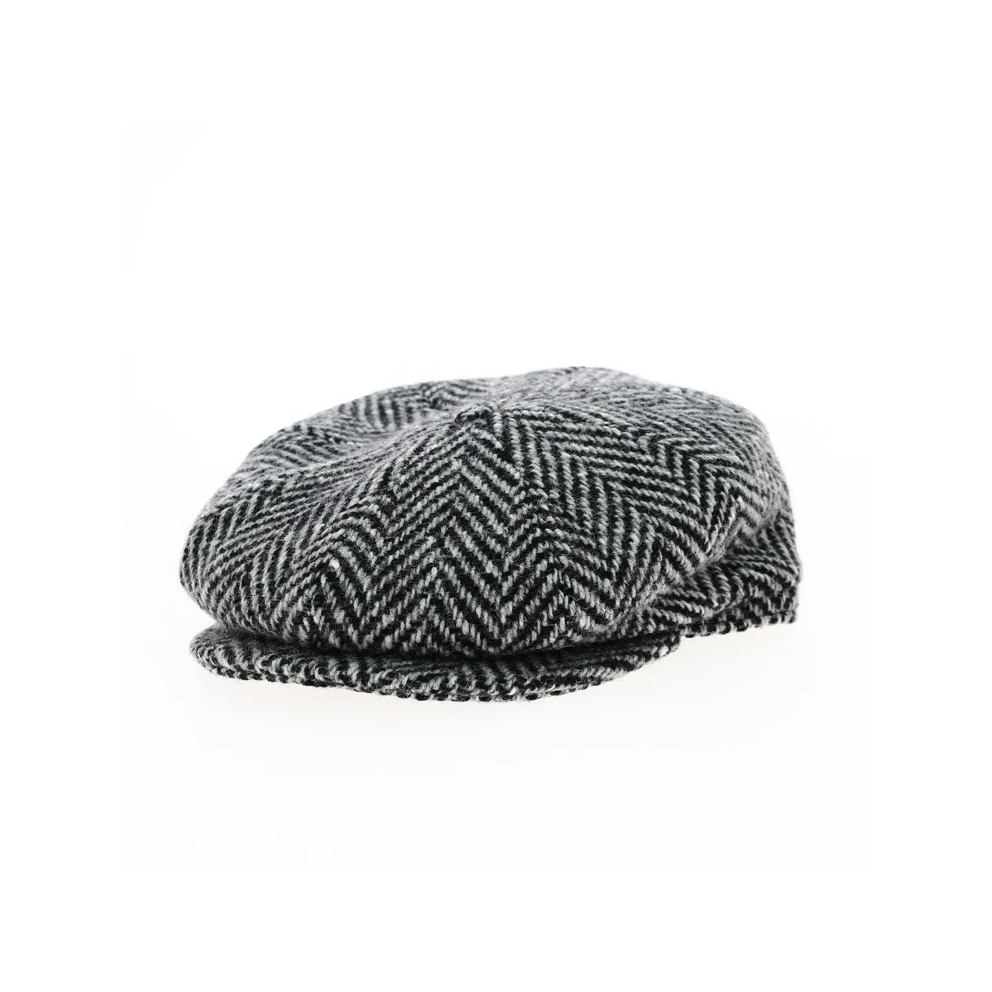 Casquette 8 côtes Relax black & grey