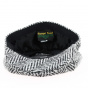 Relax 8 rib cap black & grey