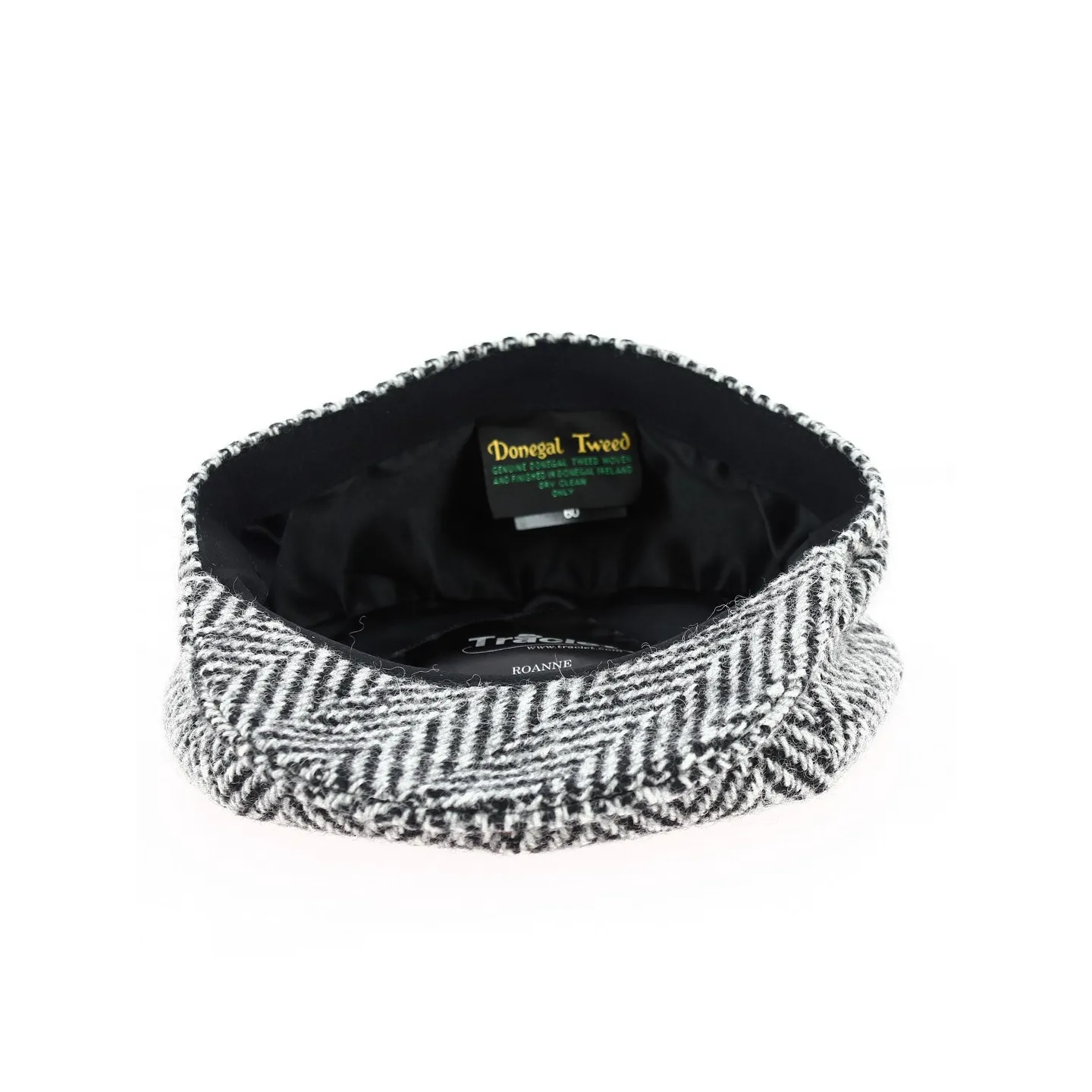 Casquette 8 côtes Relax black & grey