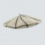 French Beret - grey striped beret