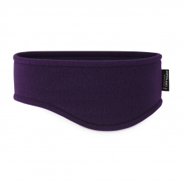 Children's Purple Fleece Bison Headband - Pipolaki