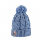 Blue Cervino Pom-Pom Beanie for Baby - Pipolaki