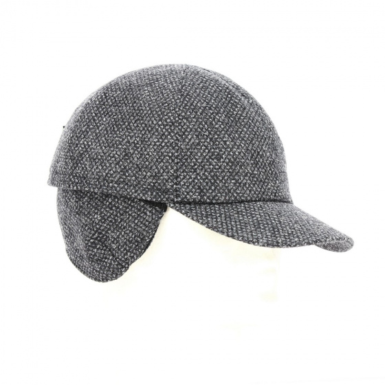 Casquette cache oreilles laine gris Casquette cache oreilles laine gris