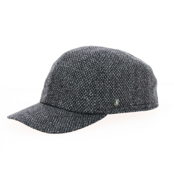 Casquette cache oreilles laine gris Casquette cache oreilles laine gris
