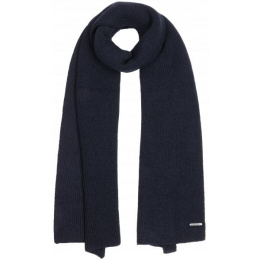 Navy Lansdale Merino Scarf - Stetson
