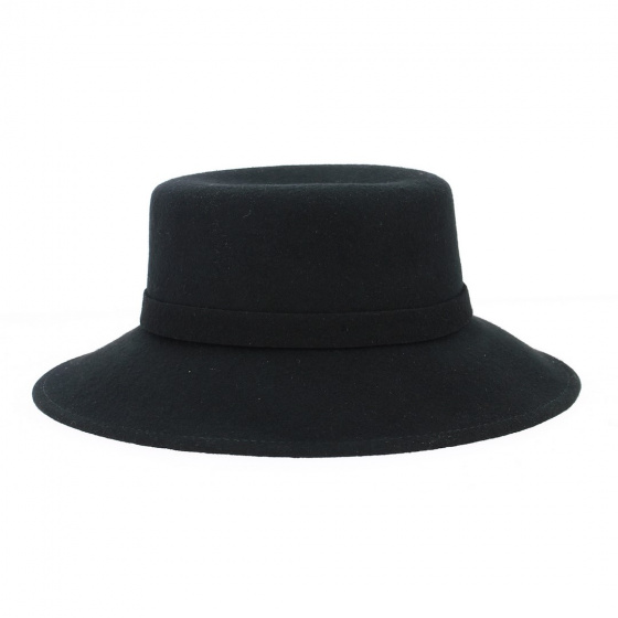 Capeline Marta wool black - Traclet